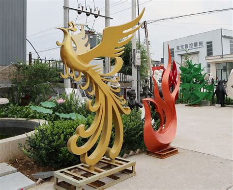 上海不锈钢凤凰雕塑