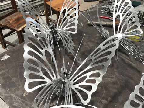 上海不锈钢抽象蝴蝶雕塑