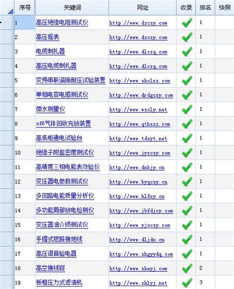 上海关键词排名样式