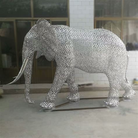 不锈钢仿真动物雕塑
