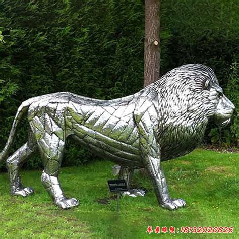 不锈钢雕塑狮子