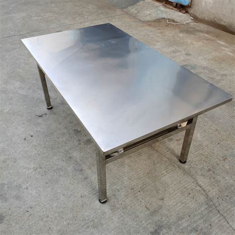 不锈钢餐桌底部制作