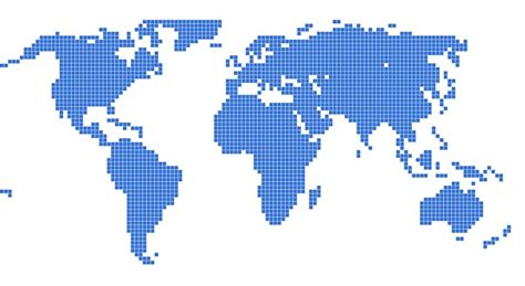世界地图网格图