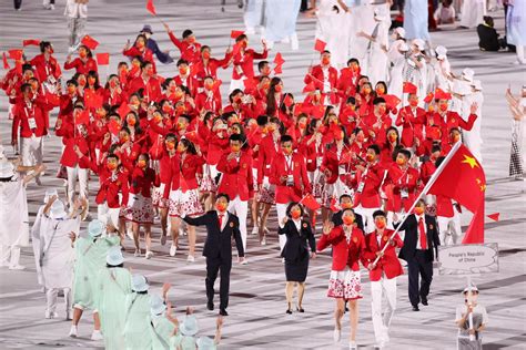 东京奥运会中国代表团带队领导