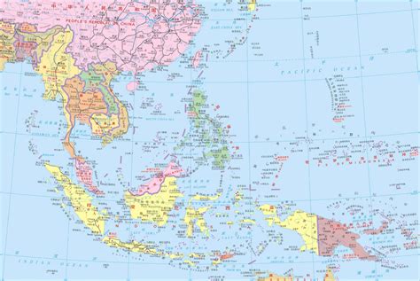 东南亚国家地图