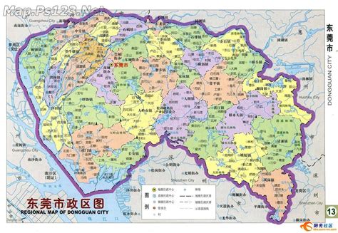 东莞市城区地图