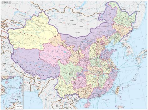 中国全国地图中文版