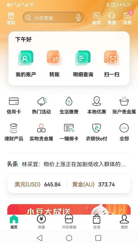 中国农业银行app流水如何看
