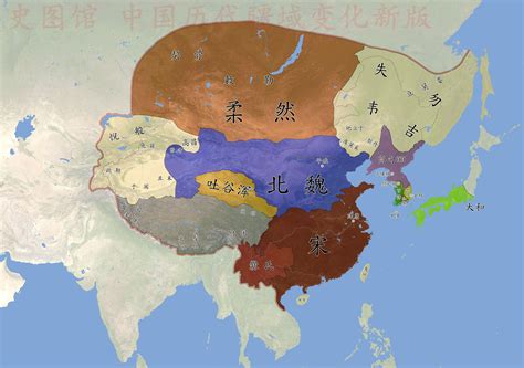 中国历史地图演变