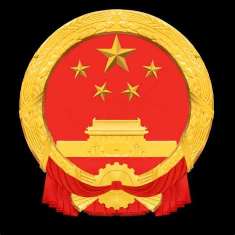 中国国徽黑底1080p壁纸