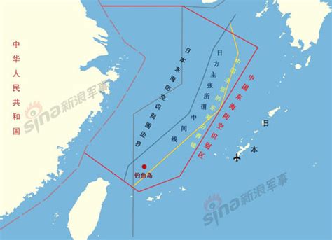 中国在台海划设防空识别区