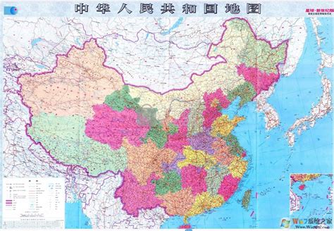 中国地图全图放大10倍