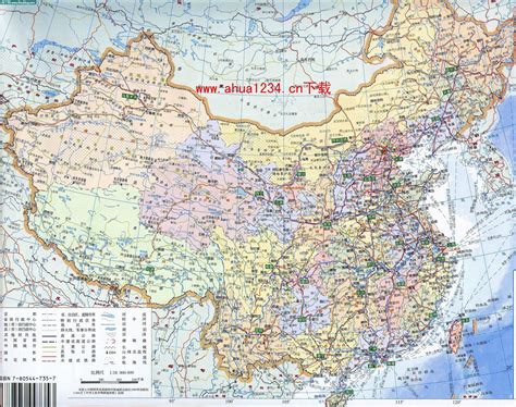 中国城镇地图