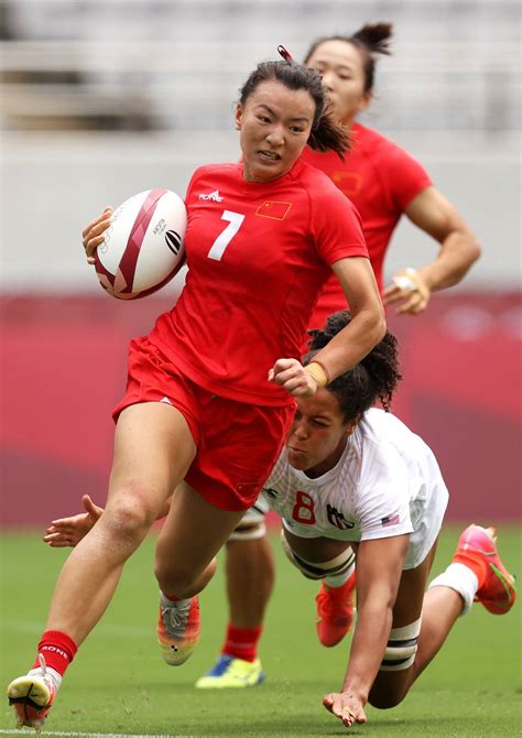 中国女子橄榄球队队员