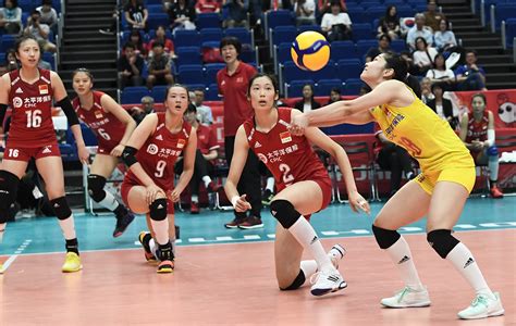 中国女排与韩国队赛事回放录像