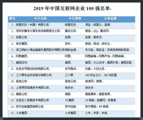 中国最好的软件公司十大排名