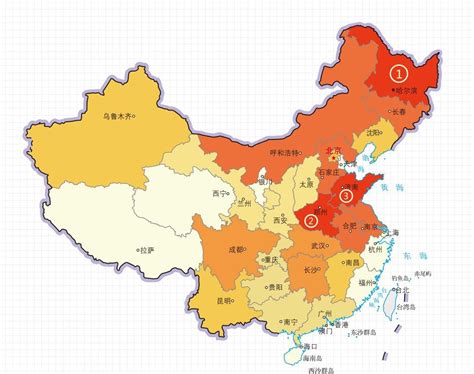 中国每个省的面积排名