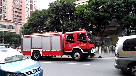 中国消防车出警视频广州