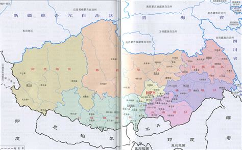 中国西藏地图全图