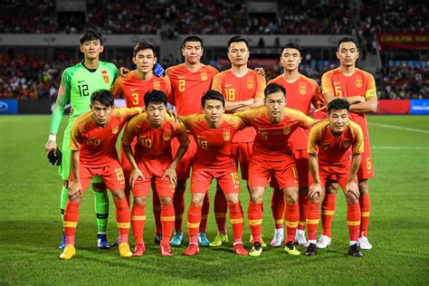 中国足球队员合照