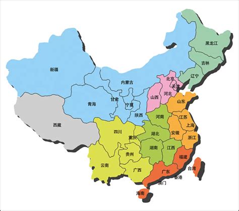 中国23个省的简称