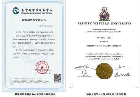 中外合资大学的国际证书