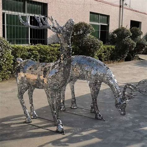 中山小品玻璃钢动物雕塑