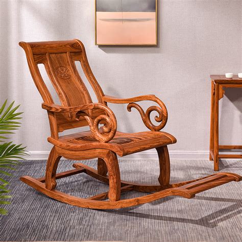 中式实木摇椅及价格
