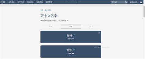 中文起名网站