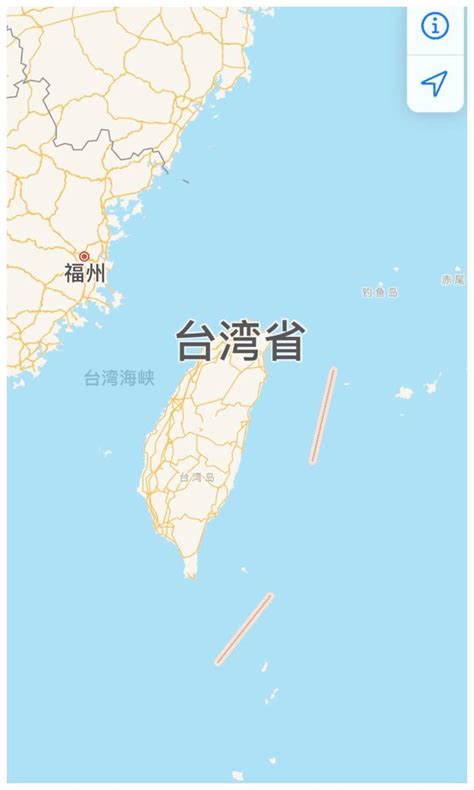 之前的台湾地图