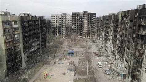 乌克兰被轰炸的房子