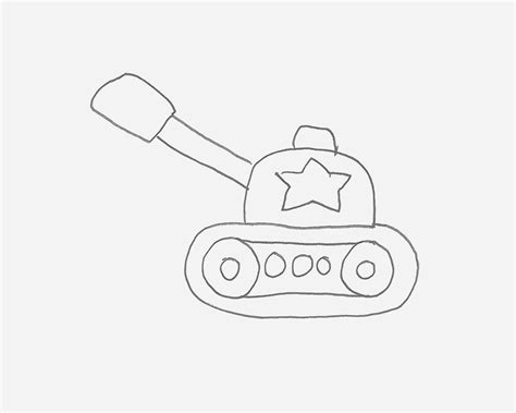 二战日本坦克怎么画简笔画
