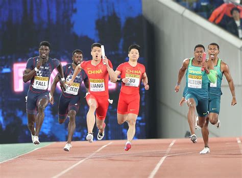 亚运会男子4x400米决赛成绩