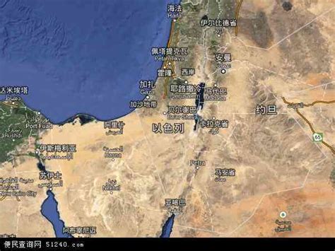 以色列卫星地图