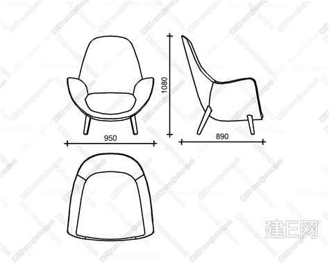 休闲椅设计尺寸