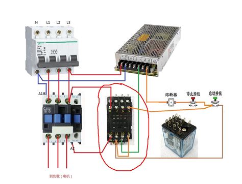 传感器与继电器连接图