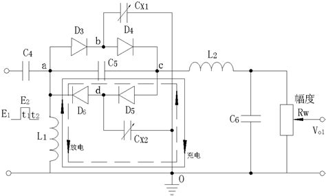 位移电容传感器的工作原理图