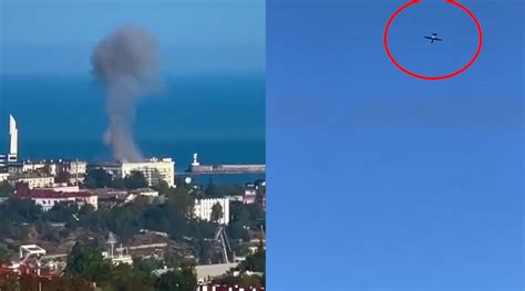俄罗斯公布黑海无人机坠机视频