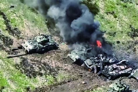 俄飞机炸毁西方援乌坦克吗