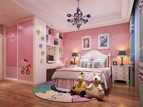 儿童房间女孩卧室图片