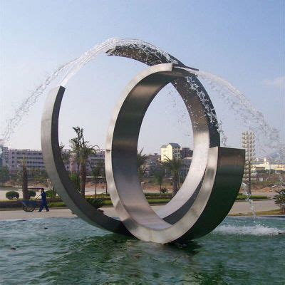 公园喷泉不锈钢雕塑公司
