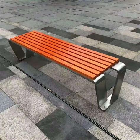 公园简洁固定椅