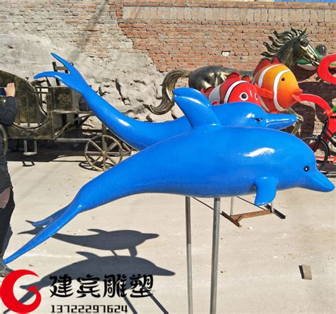 内蒙古玻璃钢海豚雕塑价格
