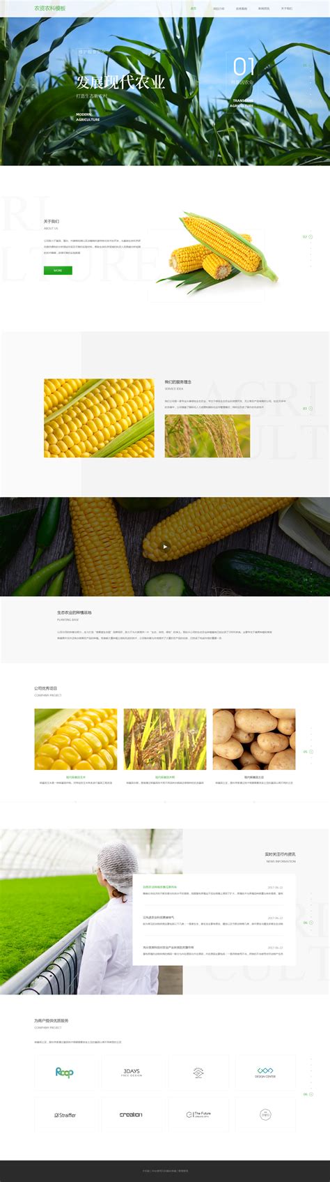 农业网站前景