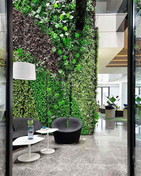 办公室绿植装饰装修效果图