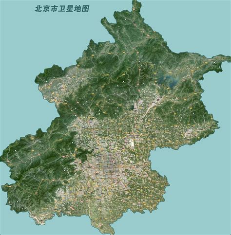 北京地图高清卫星图