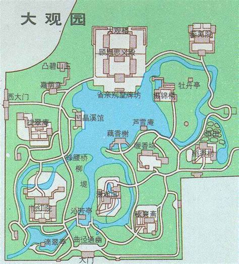 北京大观园平面图