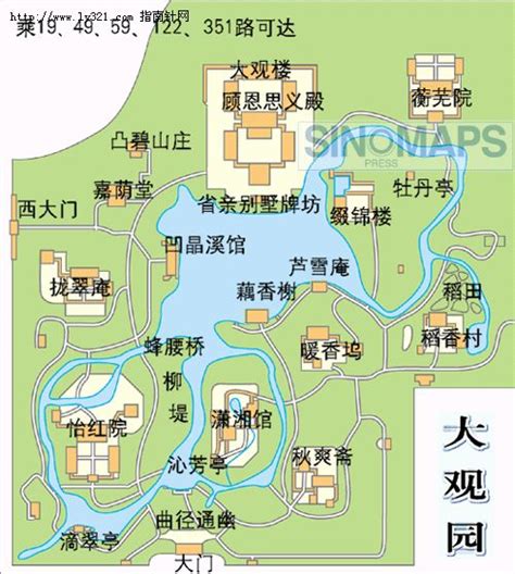 北京大观园西地图
