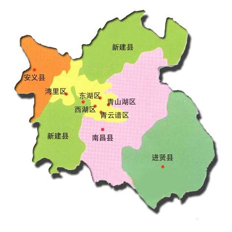 南昌全国地图位置