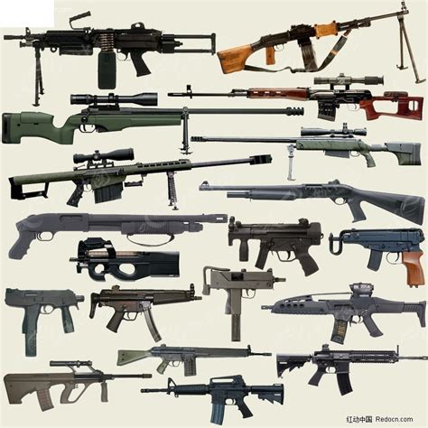 各种各样的枪的图片